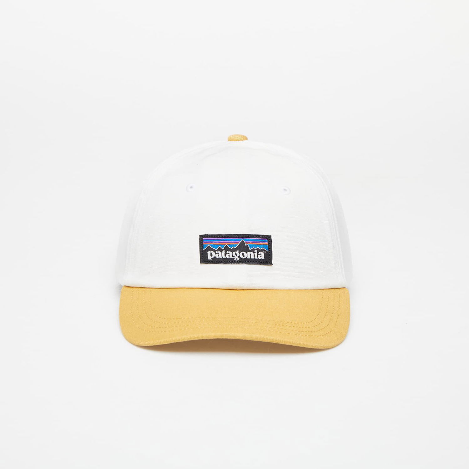 Шапка с козирка Patagonia Cap P-6 Label Trad Cap Birch White Жълто | 38296 BCW, 0