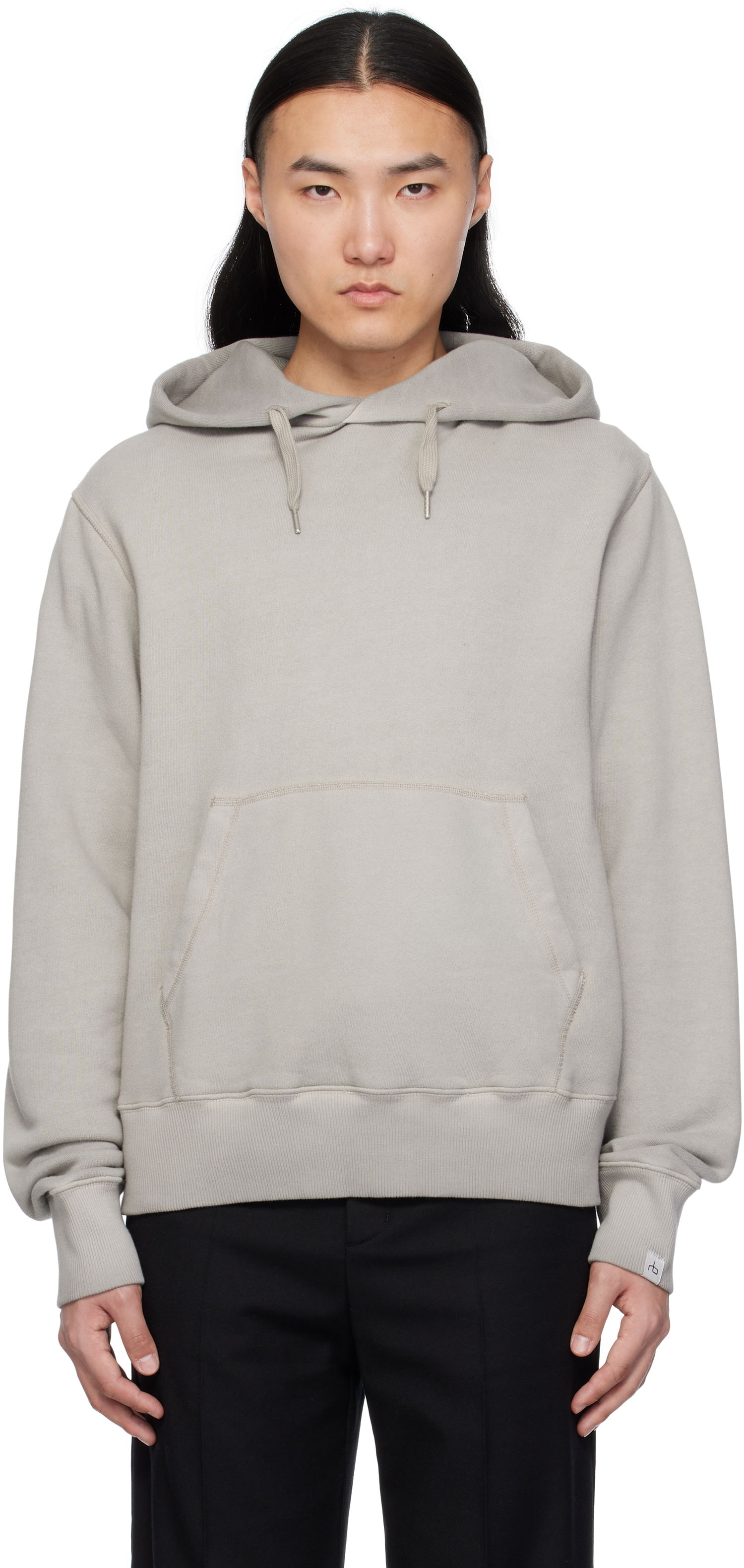 Суитчър rag & bone Rag & Bone Damon Vintage Terry Hoodie Сиво | MBC24FT031V131, 0