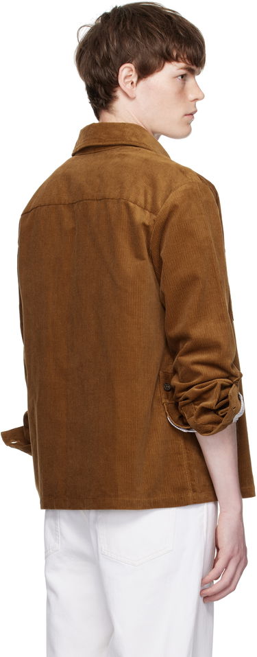 Риза A.P.C. A.P.C. Leon Corduroy Overshirt Кафяво | COHHO-H32019, 2