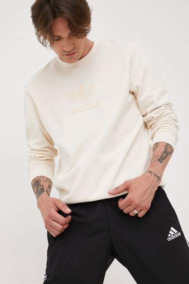 Суитчър adidas Originals Series Crew Sweat Wonder Бежово | HK2794, 2