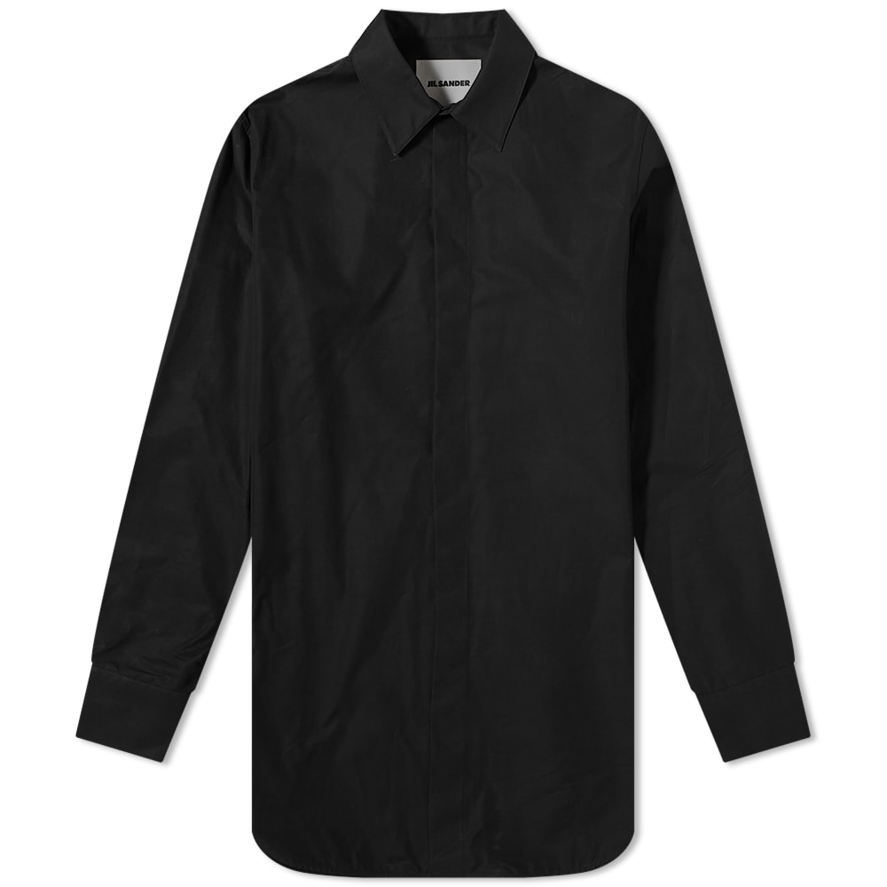 Риза Jil Sander Jil Sander Heavy Organic Cotton Shirt Черно | J21DL0004-J45002-001, 0