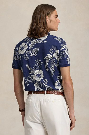 Поло тениска Polo by Ralph Lauren Polo Ralph Lauren Floral Print Polo Shirt Синьо | 710956684, 1
