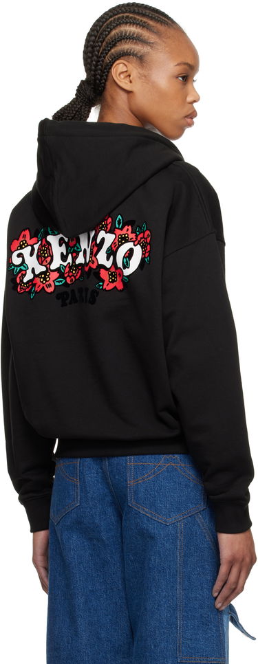 Суитчър KENZO Kenzo Paris VERDY Edition Oversized Zip-Up Hoodie Черно | FF52SW1864MF, 2