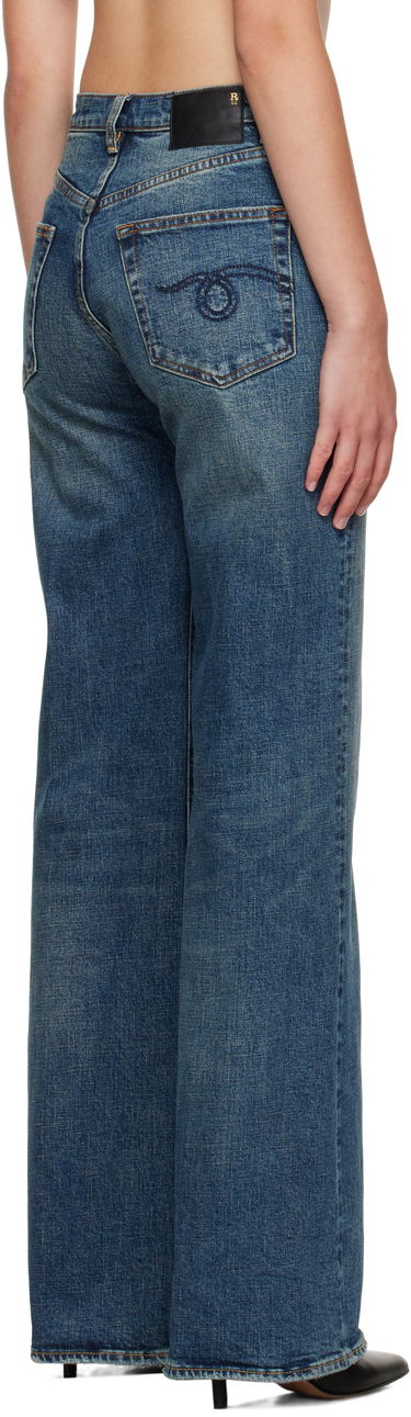 Дънки R13 R13 Flared Jeans Синьо | R13WD188-D246A, 2