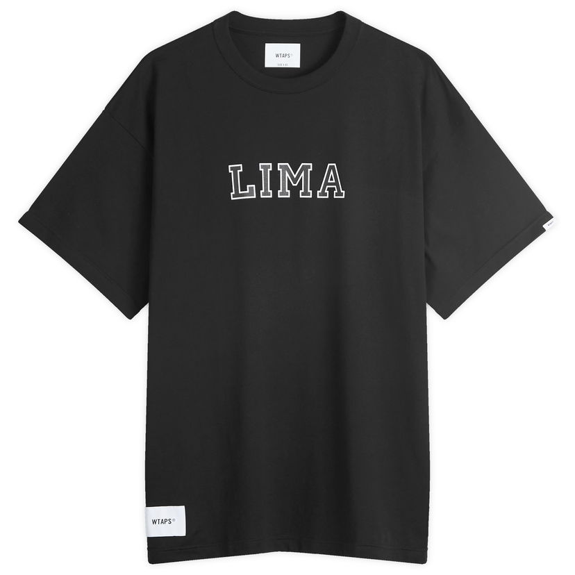 Тениска WTAPS Phonetic Print T-Shirt Черно | 242ATDT-CSM05-BLK