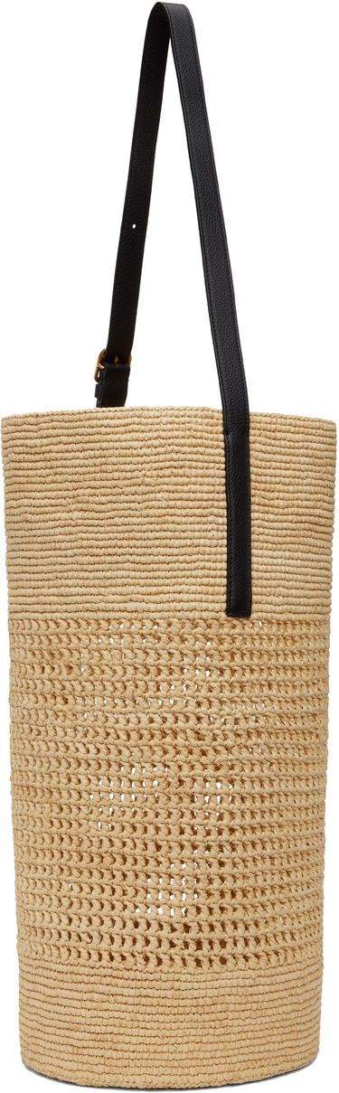 Голяма пазарска чанта Khaite KHAITE Billie Raffia Bucket Tote Бежово | H2047-727, 2