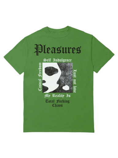 Тениска Pleasures Reality Tee Зелено | P22W062-GREEN