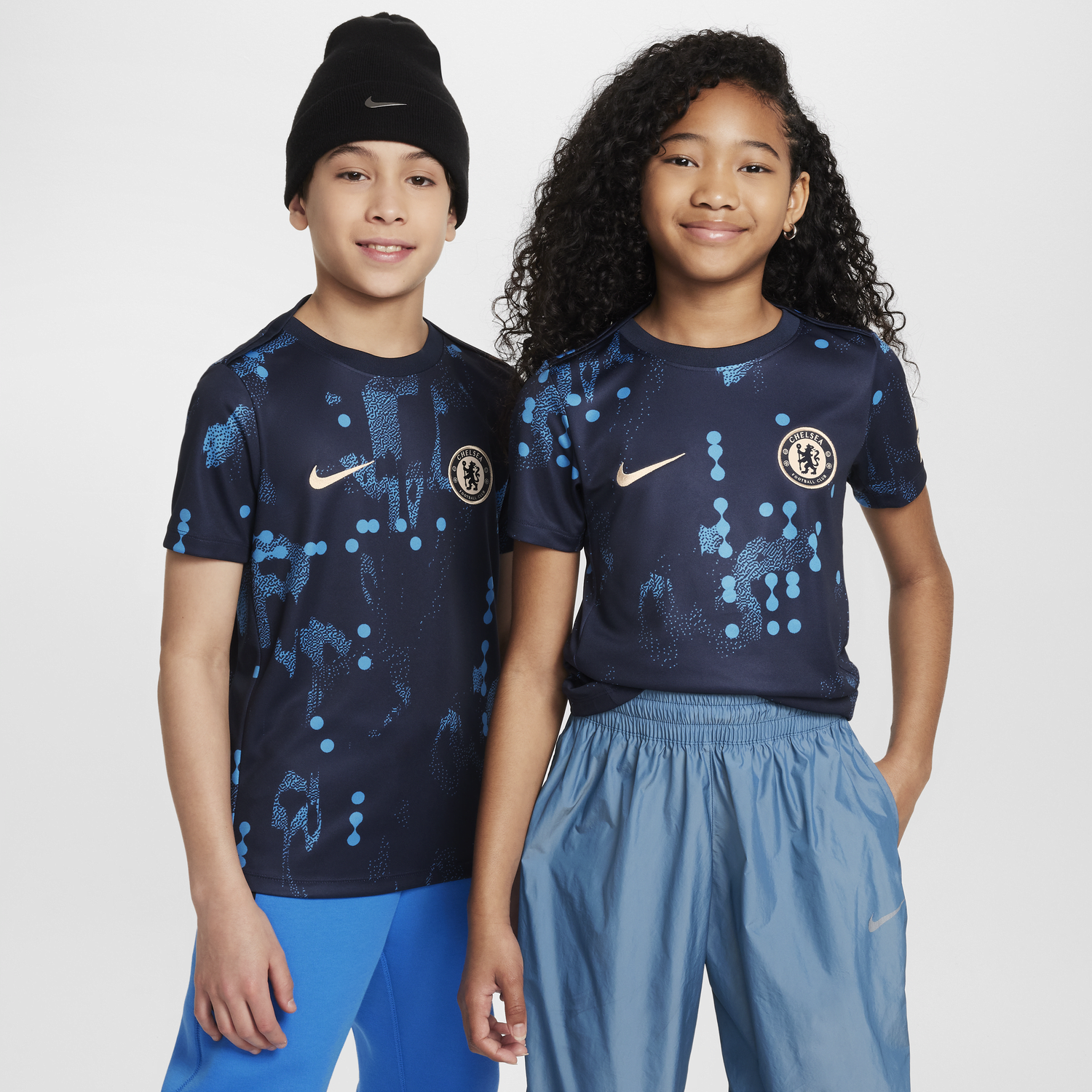 Тениска Nike Chelsea FC Academy Pro Dri-FIT Pre-Match Short Sleeve Football T-Shirt Тъмно синьо | FQ0010-452, 0