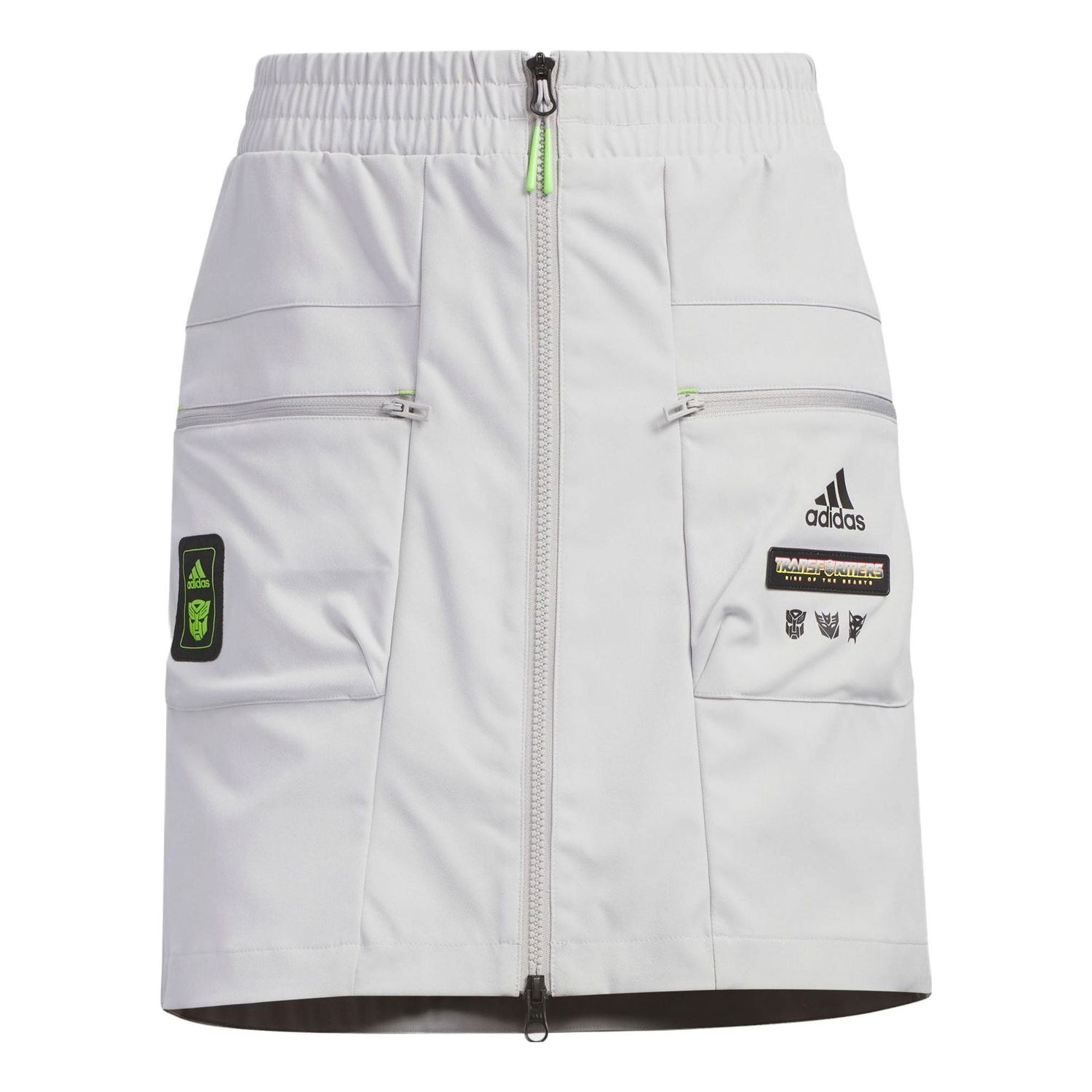 Пола adidas Originals Transformers Zip Pocket Skirt Сиво | IK3481, 0