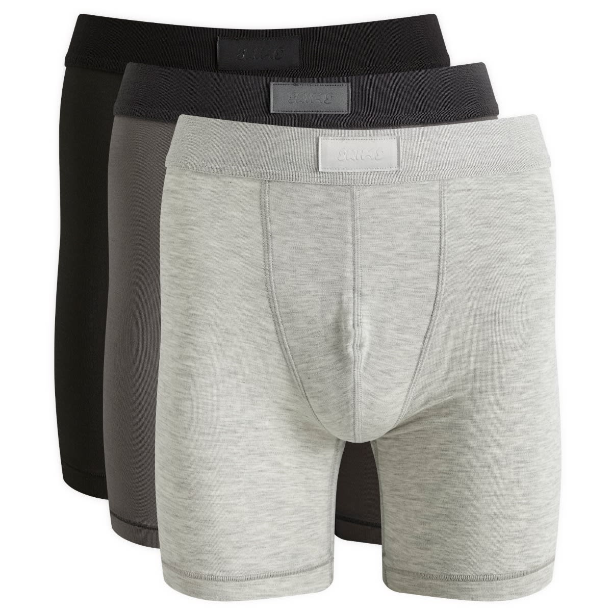 Боксерки SKIMS 5" Cotton Boxer Brief - 3 Pack Многоцветен | BO-BBR-5635M-HM, 1