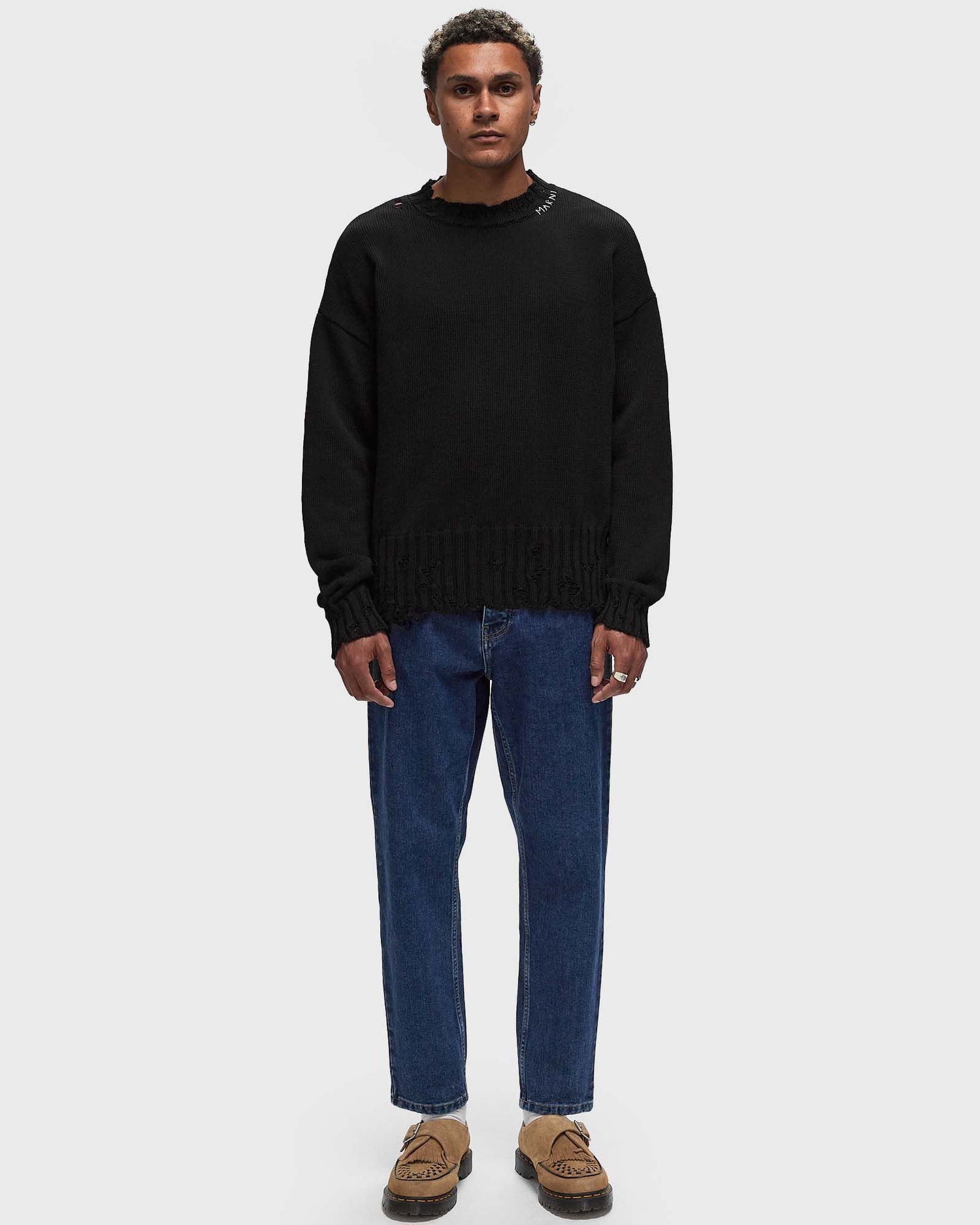 Пуловер Marni Twisted Sweater Черно | GCMG0210A0 UFC652, 1