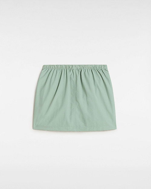 Пола Vans Riley Nylon Mini Skirt Зелено | VN000KG6CJL, 1