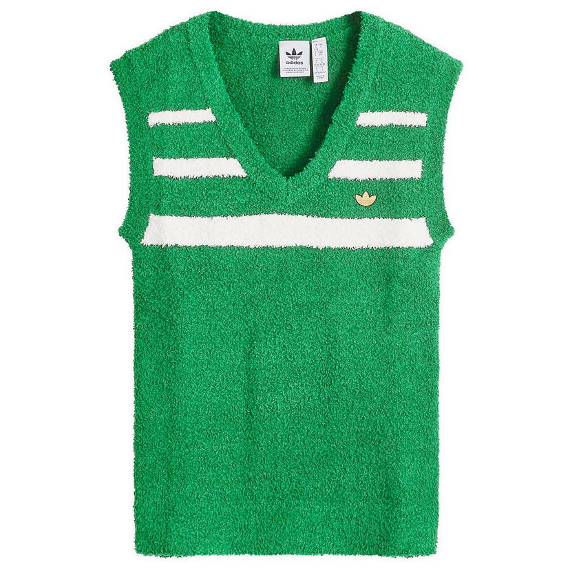 Пуловер adidas Originals Adidas Knit Vest W Зелено | IX1060