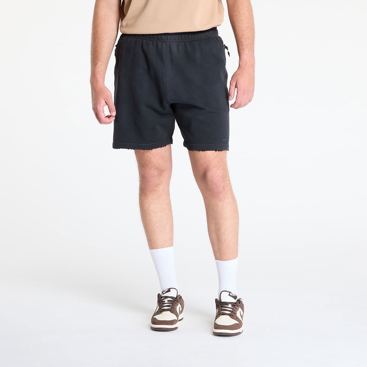 Къси панталони Nike Solo Swoosh French Terry Shorts Черно | IB8955-010, 0