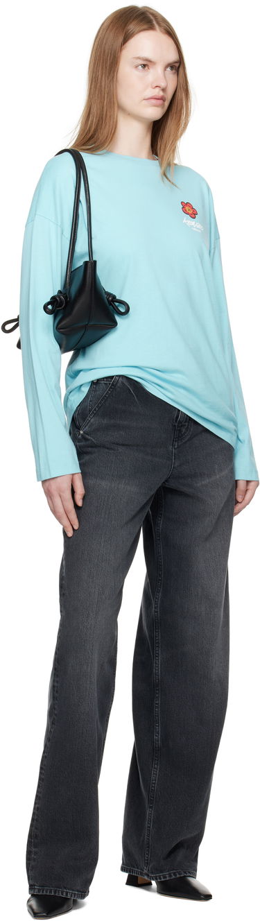 Тениска KENZO Kenzo Paris Futura 2000 Edition Long Sleeve T-Shirt Тюркоазено | FF62TL3504SG, 3