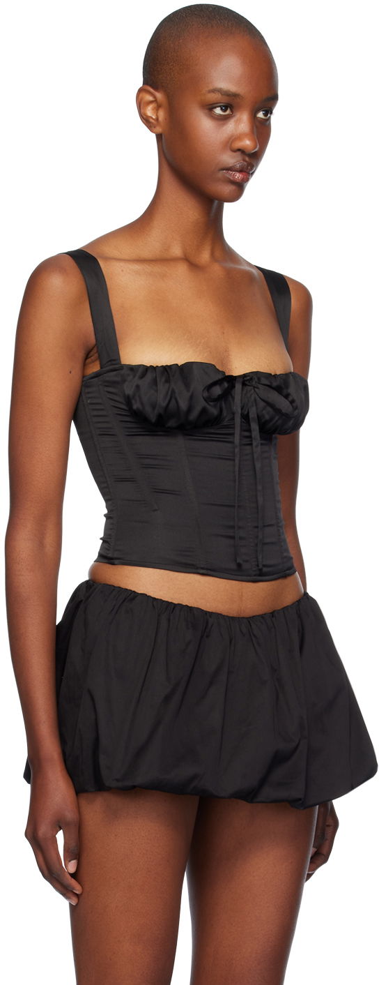 Потник Miaou Miaou Agnes Corset Top Черно | 7039-CL, 1