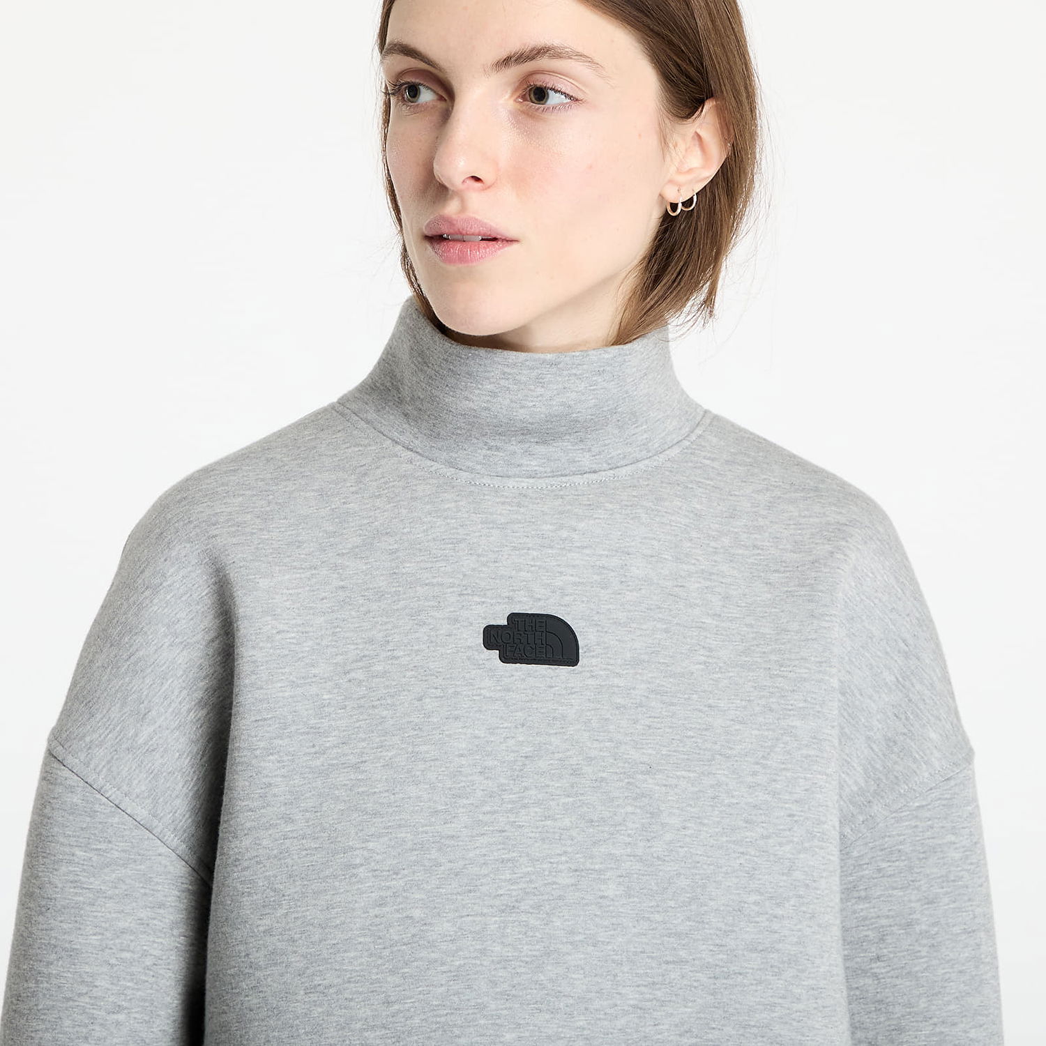 Суитчър The North Face Relaxed Fit Mock Neck Sweatshirt Сиво | NF0A89C1EC41, 1