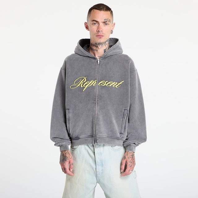 REPRESENT Script Logo Zip Hoodie