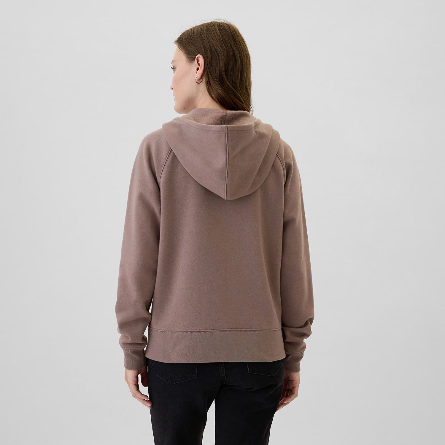 Тениска GAP Sweatshirt Logo Fullzip Hoodie Wassel/ Gold Lurex S Бежово | 463503-53, 1