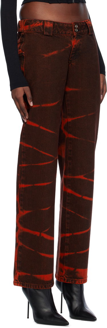 Дънки Miaou Miaou Toni Tie-Dye Jeans Червено | 1037RWDRED, 1