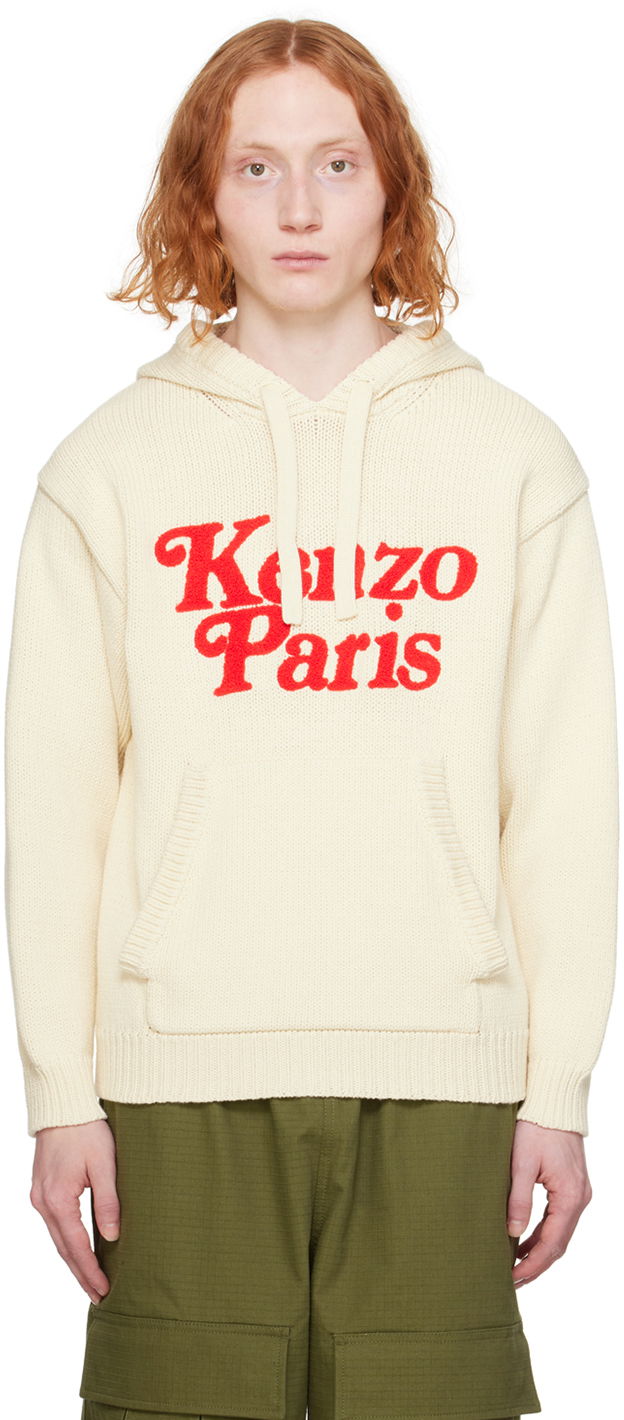 Суитчър KENZO Verdy x Hoodie Бяло | FE58PU0113BE, 0