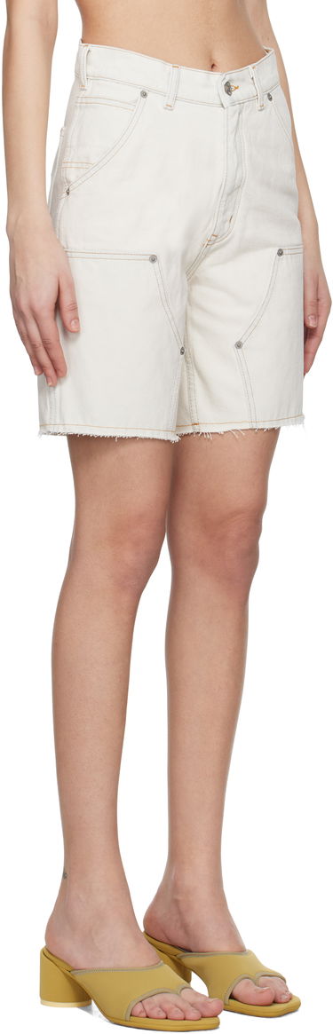 Къси панталони Maison Margiela MM6 Maison Margiela Paneled Denim Shorts Бяло | SH2MU0012 M30018, 1