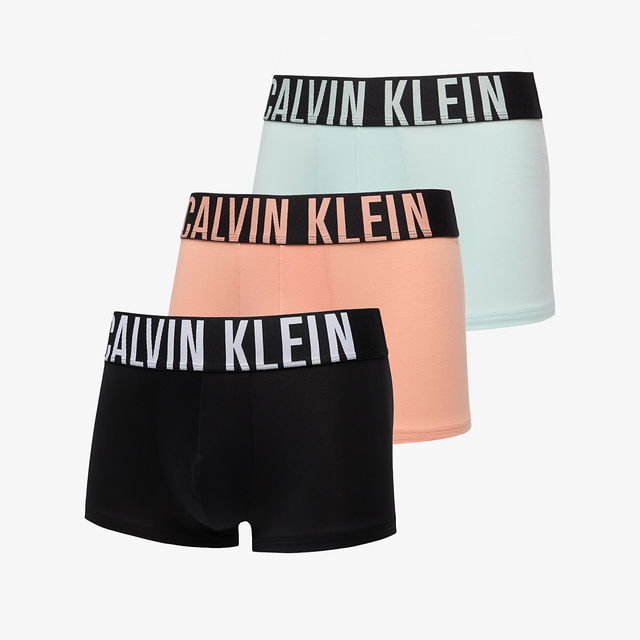 Intense Power Cotton Stretch Trunk 3-Pack Papaya Punch/ Black/ Moonlight Jade