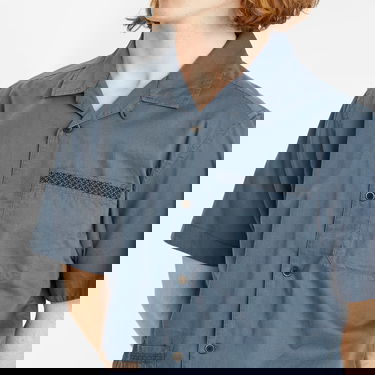 Риза KAVU Camp Collar Vacation Shirt Синьо | 5262-2044, 5