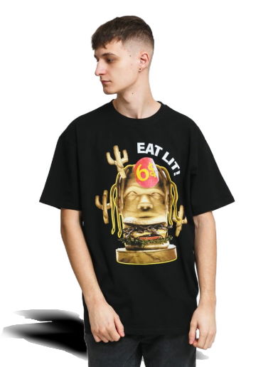 Тениска Urban Classics Eat Lit Oversize Tee Черно | MT1804 black