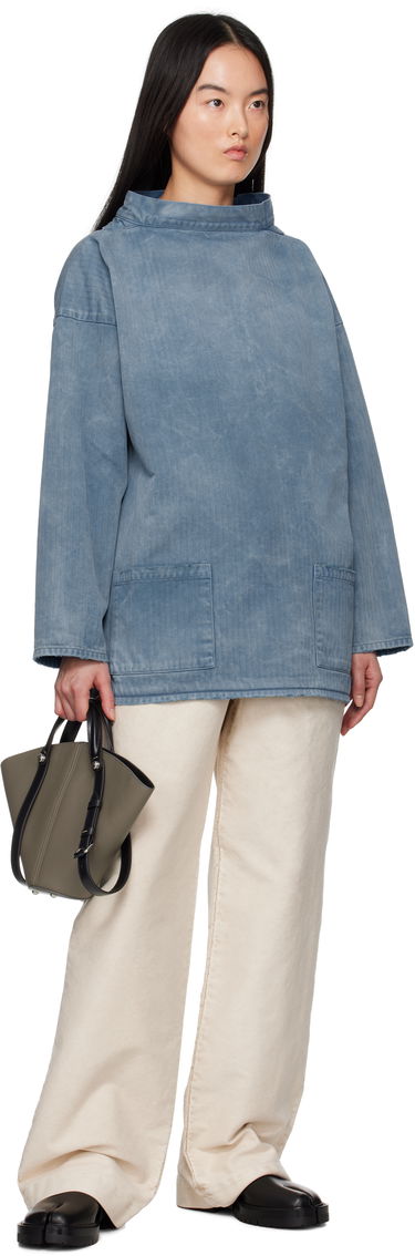 Дамска чанта Maison Margiela Maison Margiela Dress-Age Small Tote Bag Зелено | SB1WD0040 P7268, 3