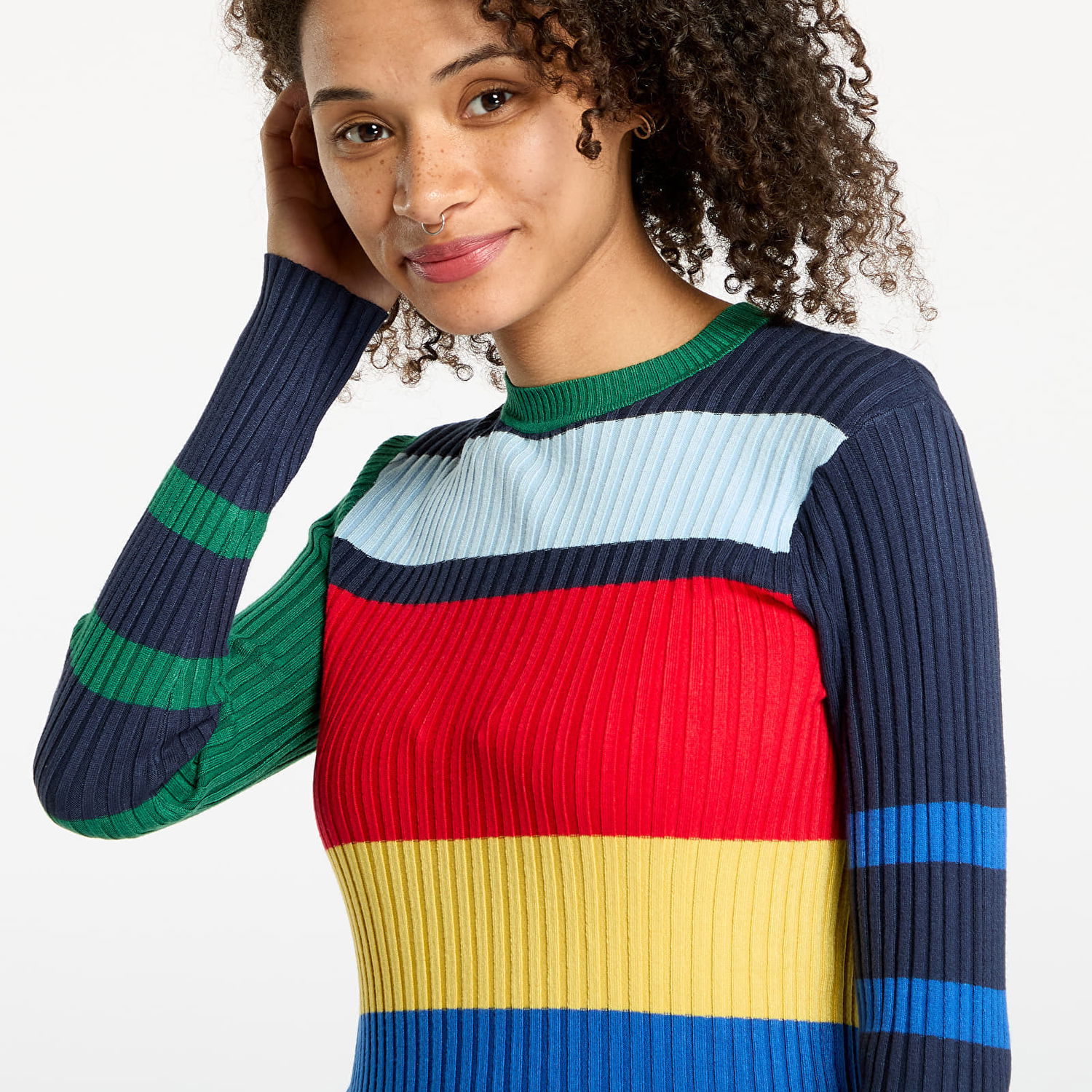 Пуловер Wrangler Slim Rib Sweater Navy Тъмно синьо | 112356485, 1