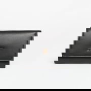 Wallet TH Monogram Flap Trifold Wallet Black Universal