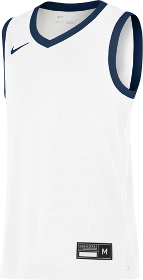 Фланелка Nike Team25 Sleeveless Basketball Stock Jersey Бяло | a19917-101