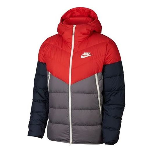 Пухо яке Nike Sportswear Windrunner Down Fill Jacket Червено | 928834-634