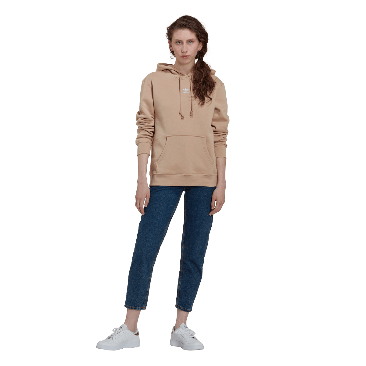 Суитчър adidas Originals Adicolor Hoodie Бежово | HJ7861, 0