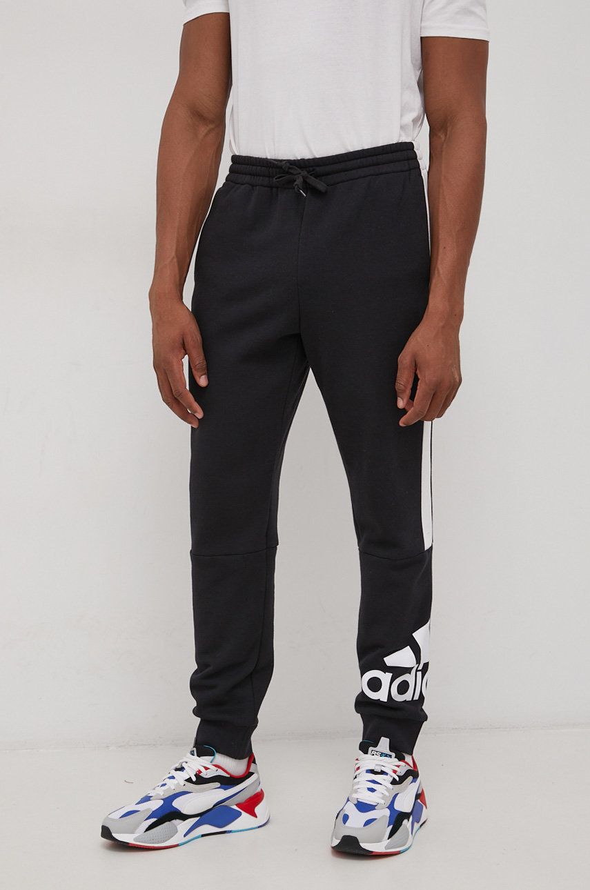 Спортни панталони adidas Originals Essentials Colorblock Fleece Черно | HE4364, 0