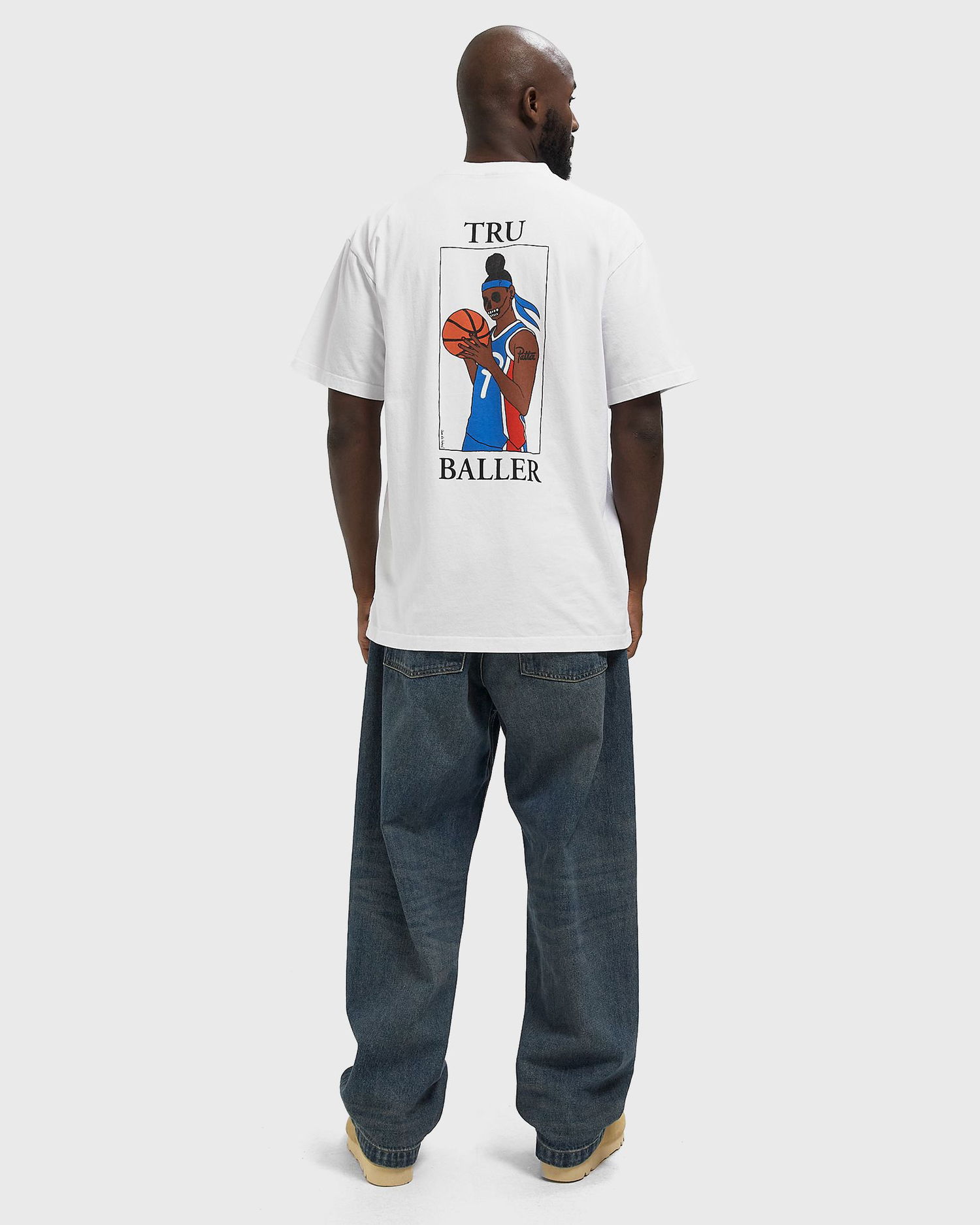 Тениска Patta Tru Baller T-Shirt Бяло | POC-AW25-1000-290-0082-002, 1