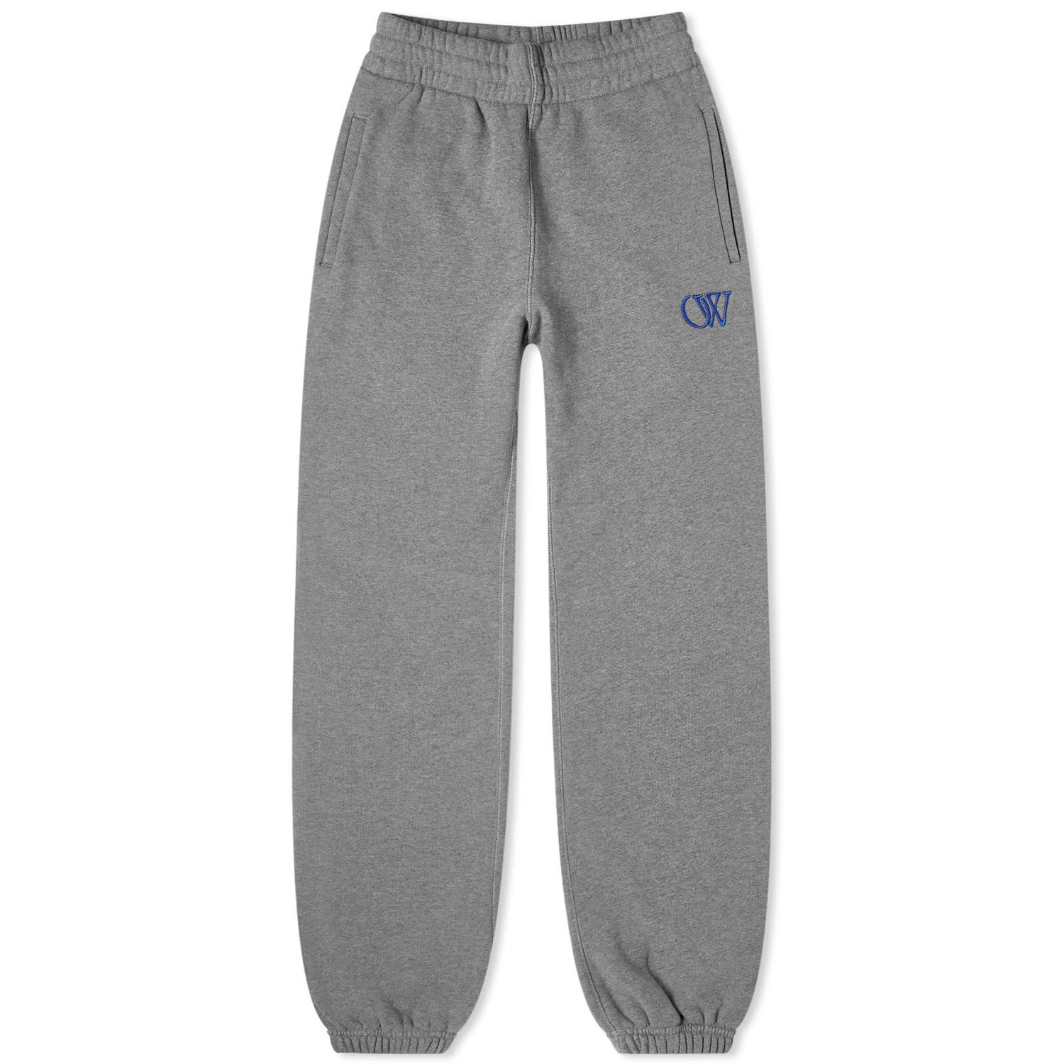 Спортни панталони Off-White Flock Cuff Sweatpant Сиво | OWCH006S24FLE0010846, 0