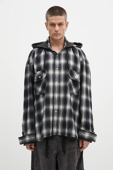 Суитчър Maison MIHARA YASUHIRO Relaxed Fit Sweat Hoodie Черно | J13SH182, 0