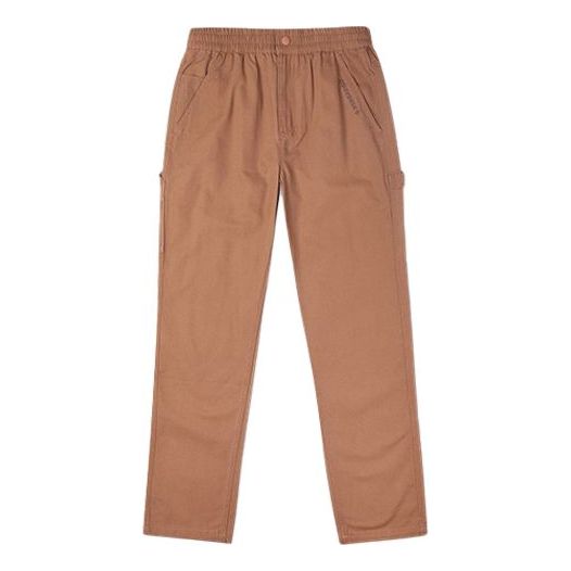 Карго панталони Converse Logo Straight Casual Pants Кафяво | 10020002-A04