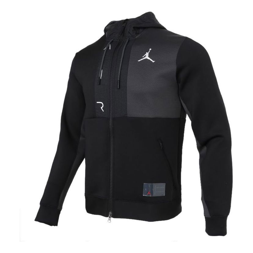 Суитчър Jordan Jordan Knit Full-Zip Hoodie Черно | CV2329-010