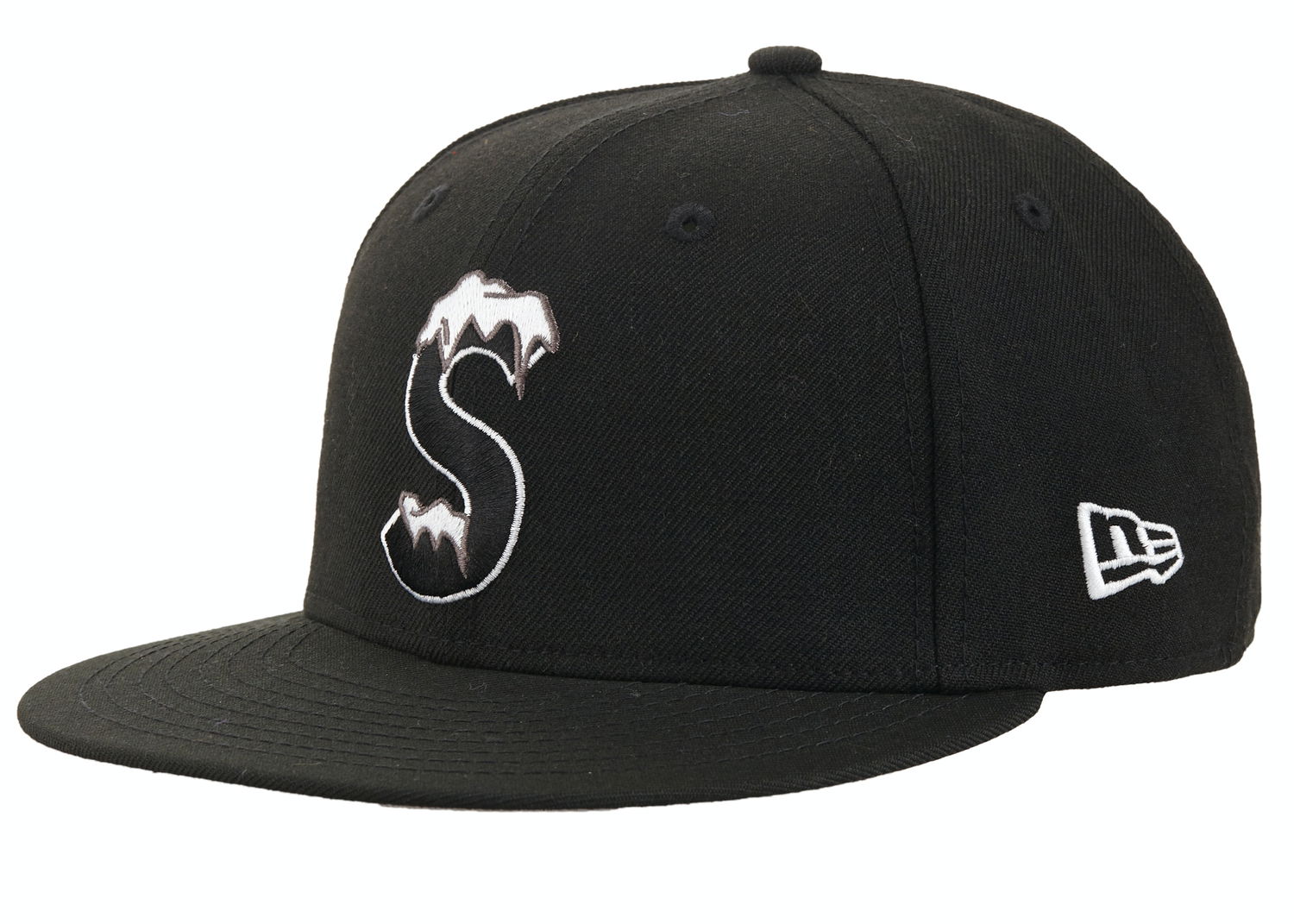 Шапка Supreme New Era x Characters S Logo "Black" Черно | SS22H85 BLACK, 0