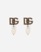 Drop Earrings With Teardrop Pearl