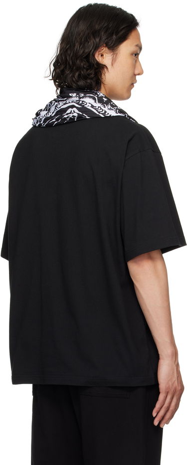 Тениска We11done We11done Wrinkled Muffler T-Shirt Черно | WD-TT1-25-732-U-BK, 2