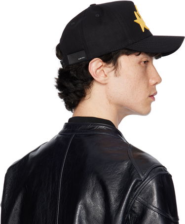 Шапка с козирка AMIRI Amiri 3 Star Canvas Cap Черно | AMHACP1051, 2