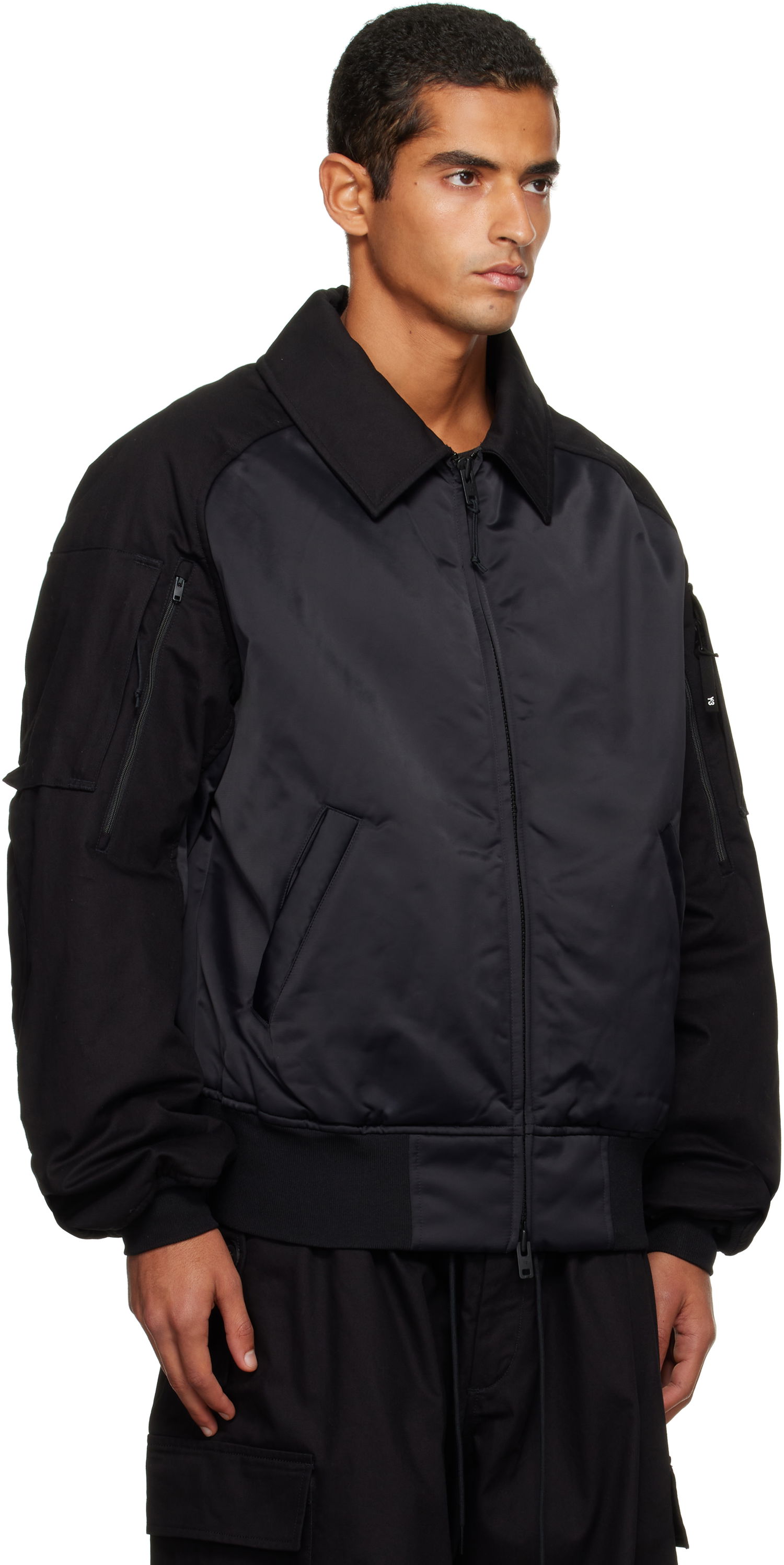 Яке бомбър Y-3 Y-3 UT Twill Bomber Jacket Черно | JY4554, 1