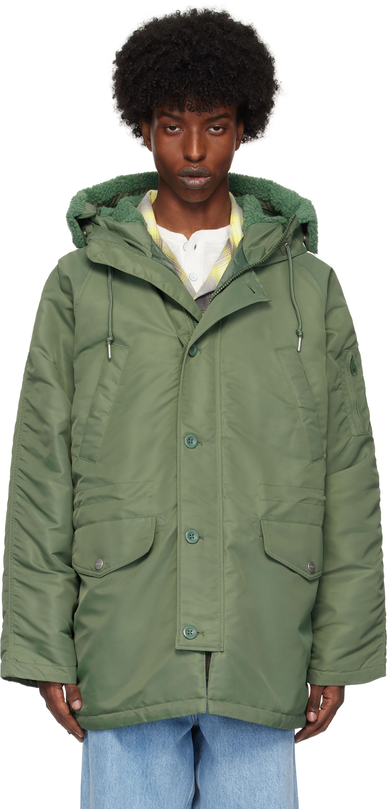 Парка Carhartt WIP Hooded Parka Coat Зелено | I033929, 0