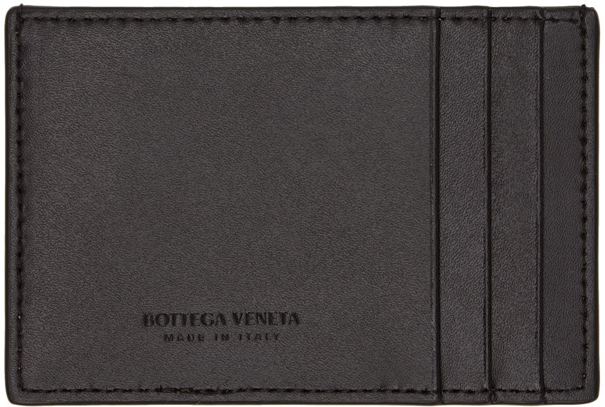 Портфейл Bottega Veneta Cassette Credit Card Holder Кафяво | 748052 V4HD2, 1