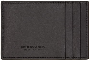 Портфейл Bottega Veneta Cassette Credit Card Holder Кафяво | 748052 V4HD2, 1