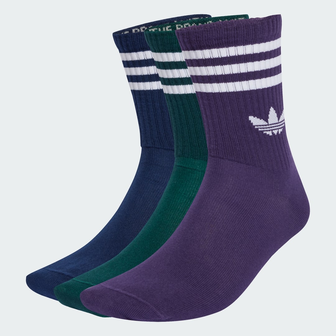 Чорапи adidas Performance 3-Stripes Crew Socks - 3 Pairs Многоцветен | JZ4943, 0